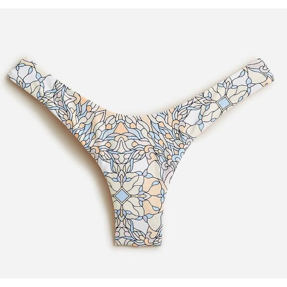 J.Crew Active Curved Waist Cheeky Bikini Bottom Resort Kaleidoscope XXL NWT - Picture 1 of 10